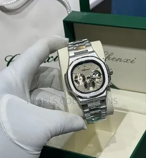 Chenxi Silver Chain Watch (White Face Dial)