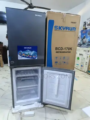 Skyrun Double Door Refrigerator BCD- – Compact, Powerful Cooling