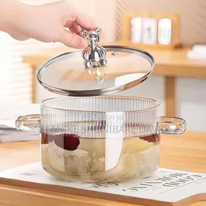 Broscolate Glass Pot
