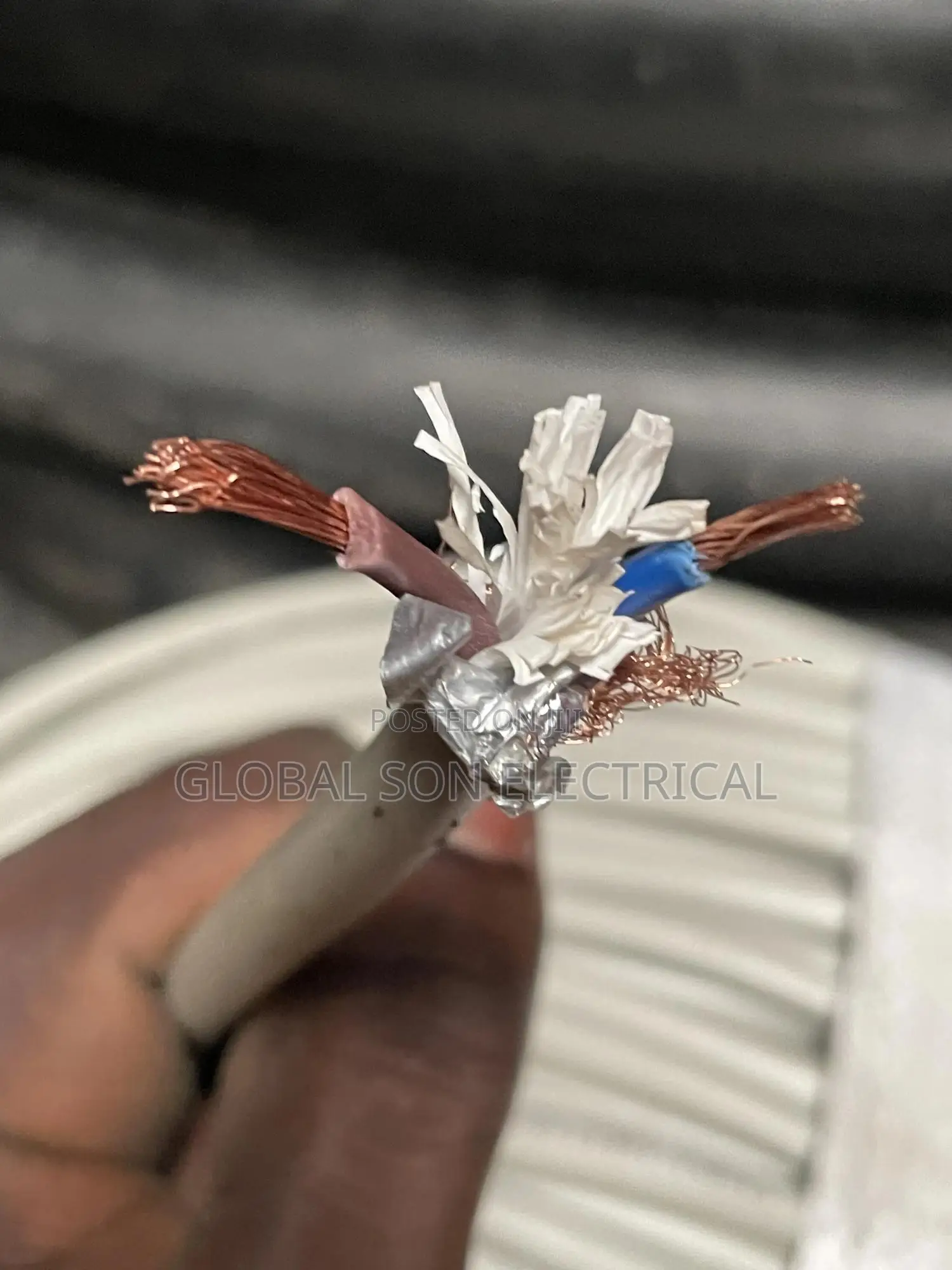 2.5mm 2core Screen Wire