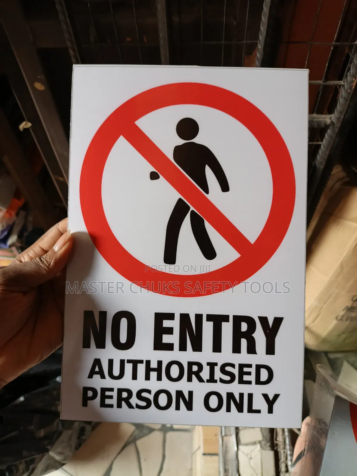 Caution Sign.