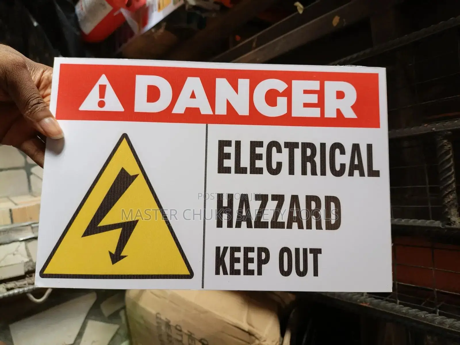 Caution Sign.