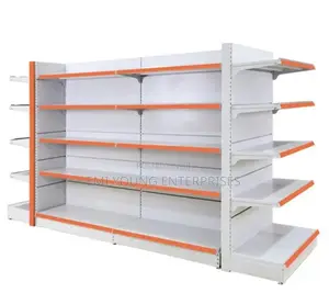 Supermarket Island Gondola Shelf's With 4 Adjustable Layers