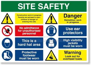 Site Safety Awareness Sign
