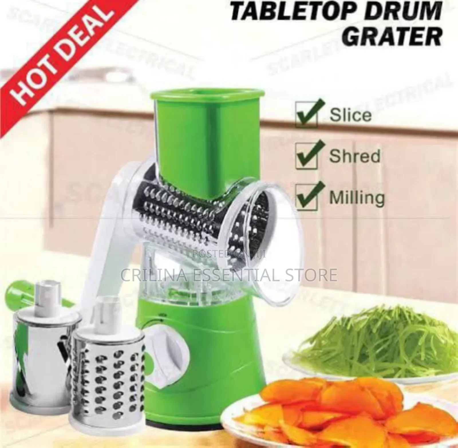 Table Top Drum Grater