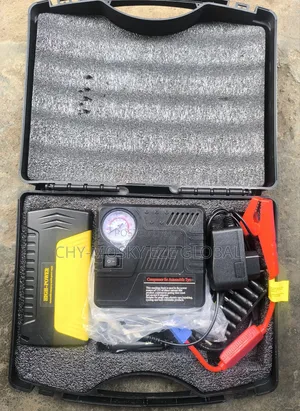 Car Jumper Starter With Tyre Inflator Kit