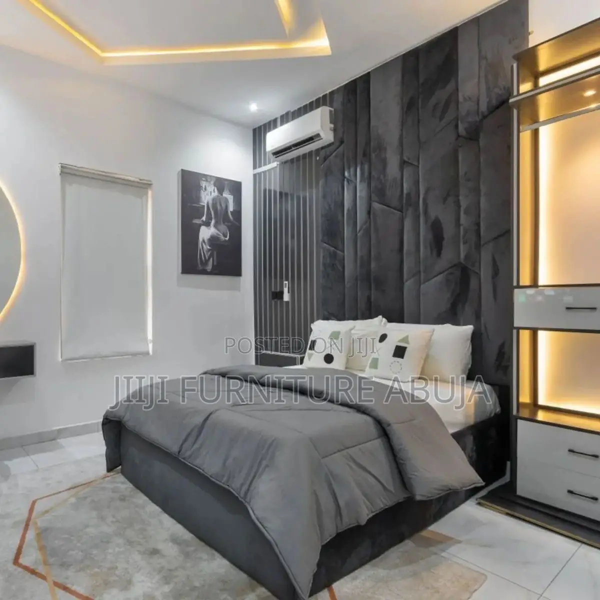 6 by 6 Wall Padded Bed 