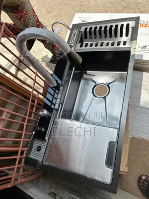 Multifunction Kitchen Sink With Plate Rack