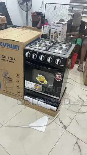 Skyrun 4gas Cooker With Glass Lid