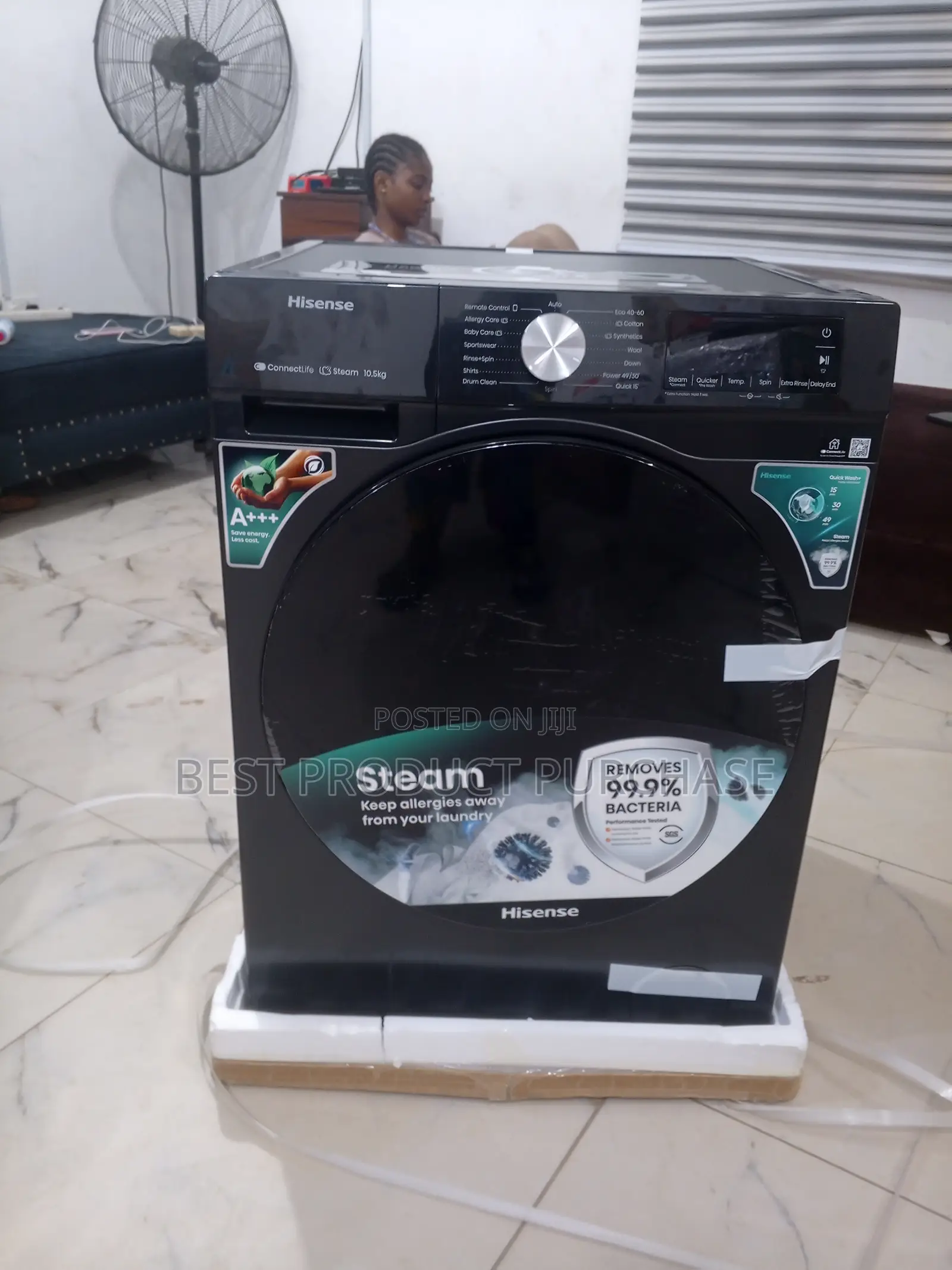 Budget Friendly Hisense 10.5kg Front Loader