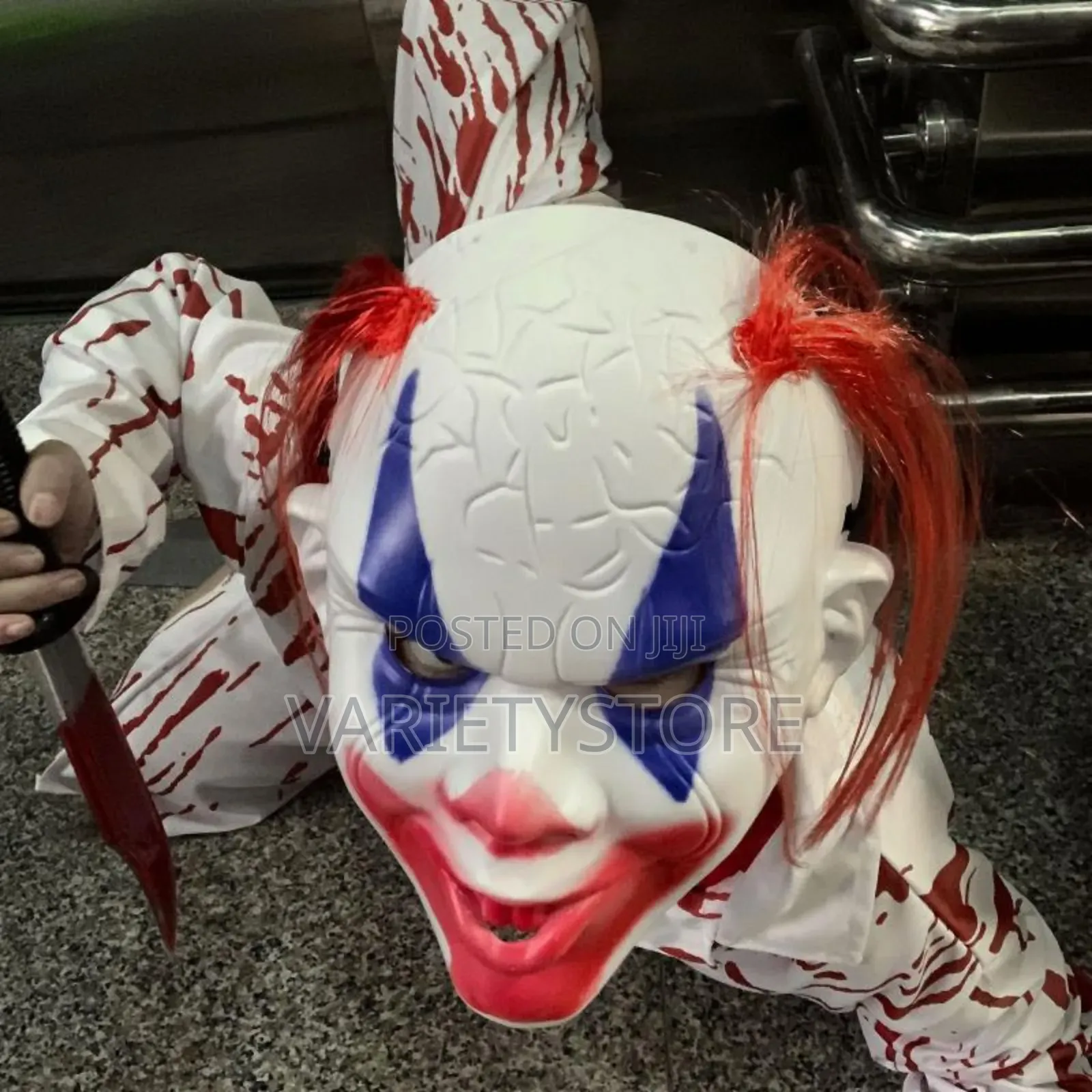 Full Face Funny Terror Halloween Ghost Mask