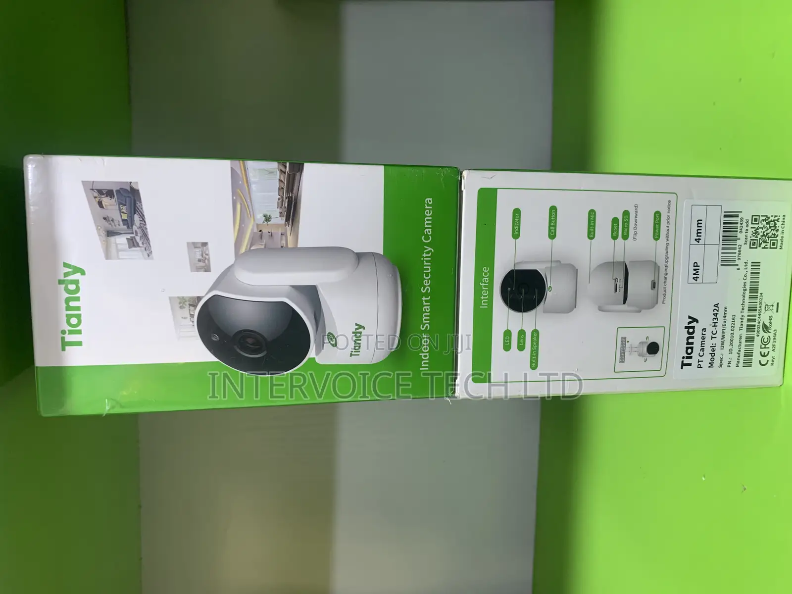 Tiandy 4mp Fixed Color Maker Wi-Fi Pt Camera