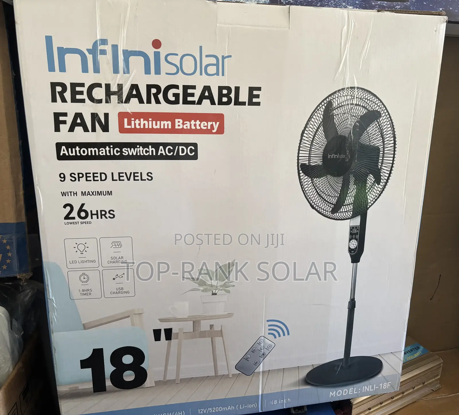 18inch Rechargeable Fan