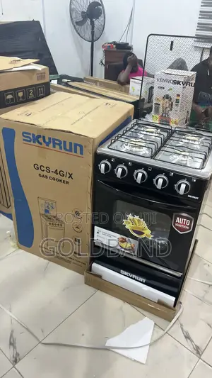 Eazy Clean Skyrun 4 Burner Gas Cooker