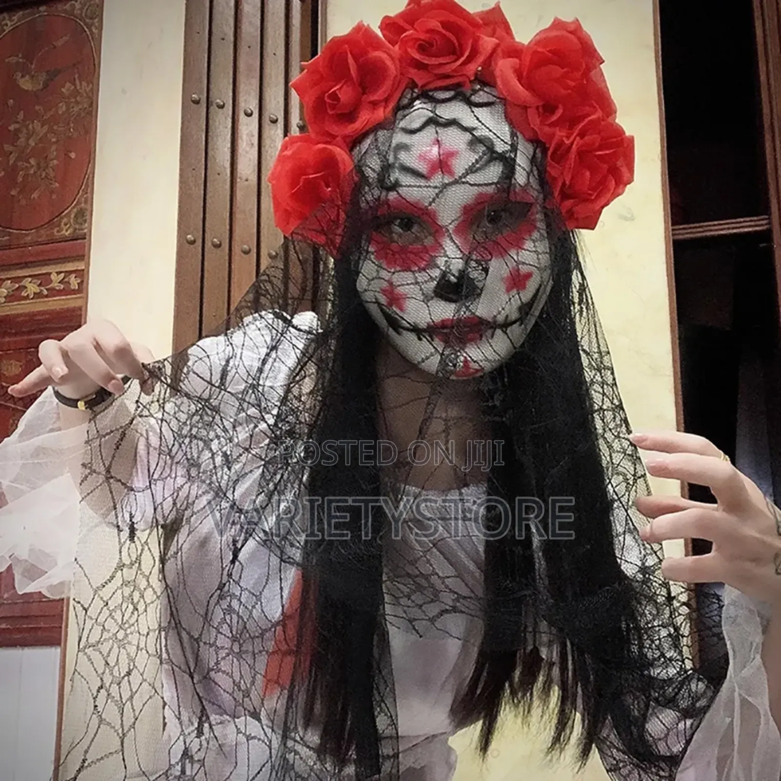 Ghost Full Face Women Masquerade Mask