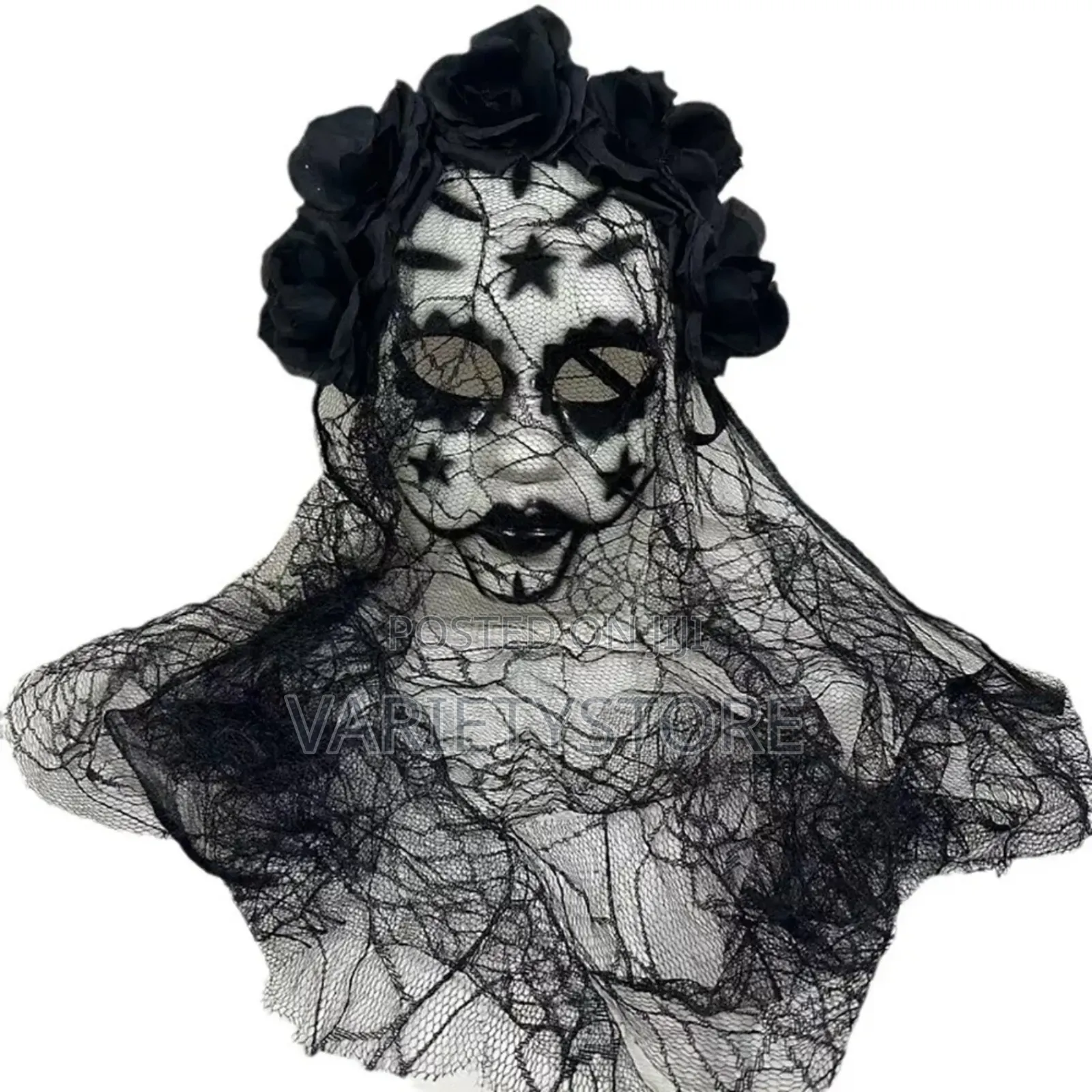 Ghost Full Face Women Masquerade Mask