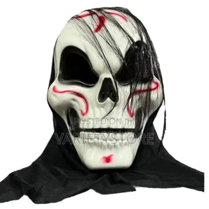 Halloween Ghost Face Mask With Head Cover