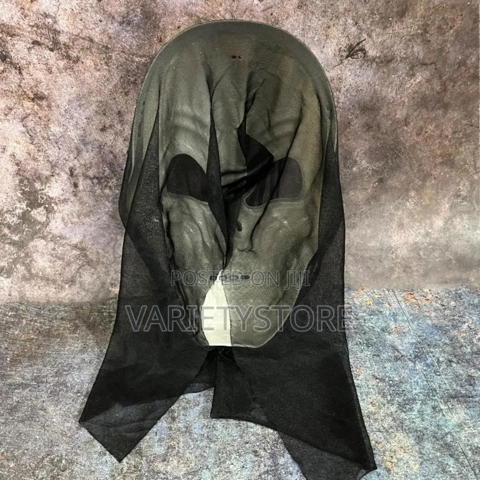 Halloween Ghost Face Mask With Head Cover