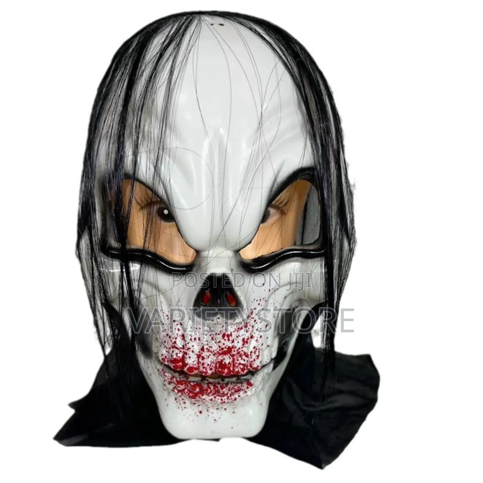 Halloween Ghost Face Mask With Head Cover