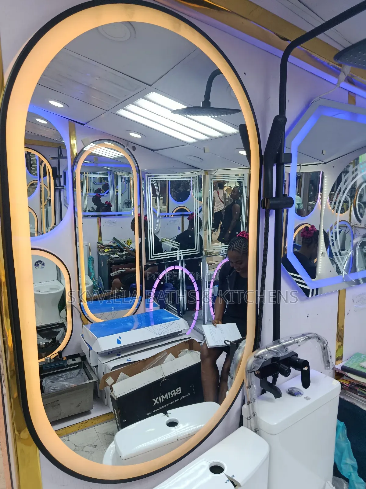 Spheric Led Lights Mirrors