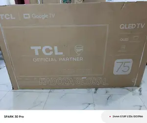 Tcl Smart Tv With Qled Panel, 75" Screen Size