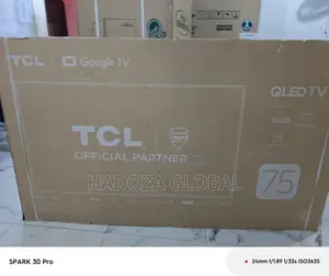 Tcl 75” Uhd Smart Tv With Qled Tech And Google Tv