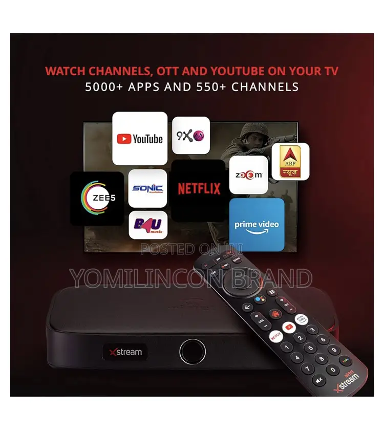 Airtel Android Smart Tv Box Network With Inbuilt Router
