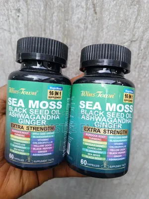 Wins Town Sea Moss Black Seed Oil Ashwagandha