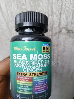 Wins Town Sea Moss Black Seed Oil Ashwagandha