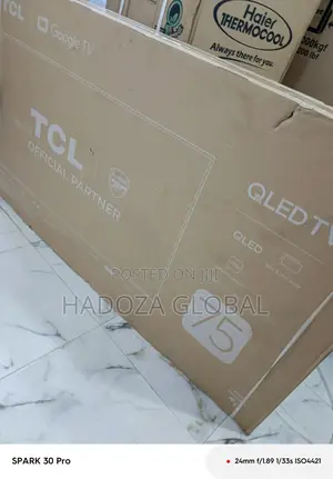 Tcl 75” Smart Tv With Thin Bezels And Qled Display