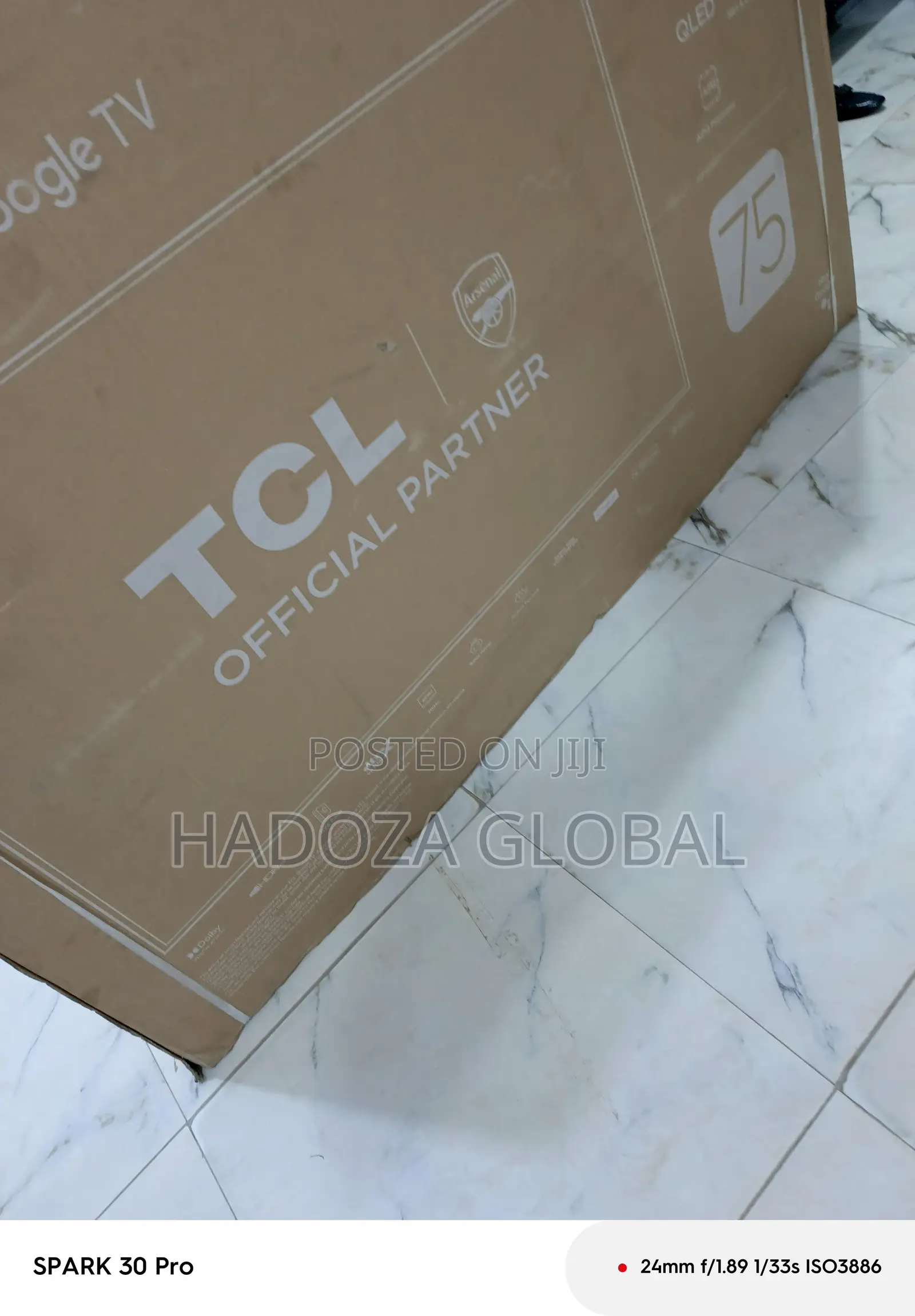Tcl 75” Uhd Qled Smart Display – Google Tv Support