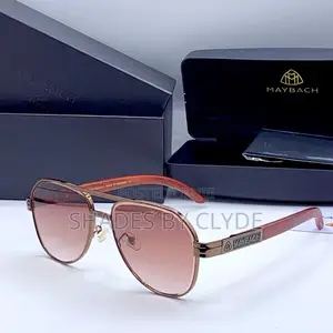 Maybach Luxury: Brown and Gold Sunglasses