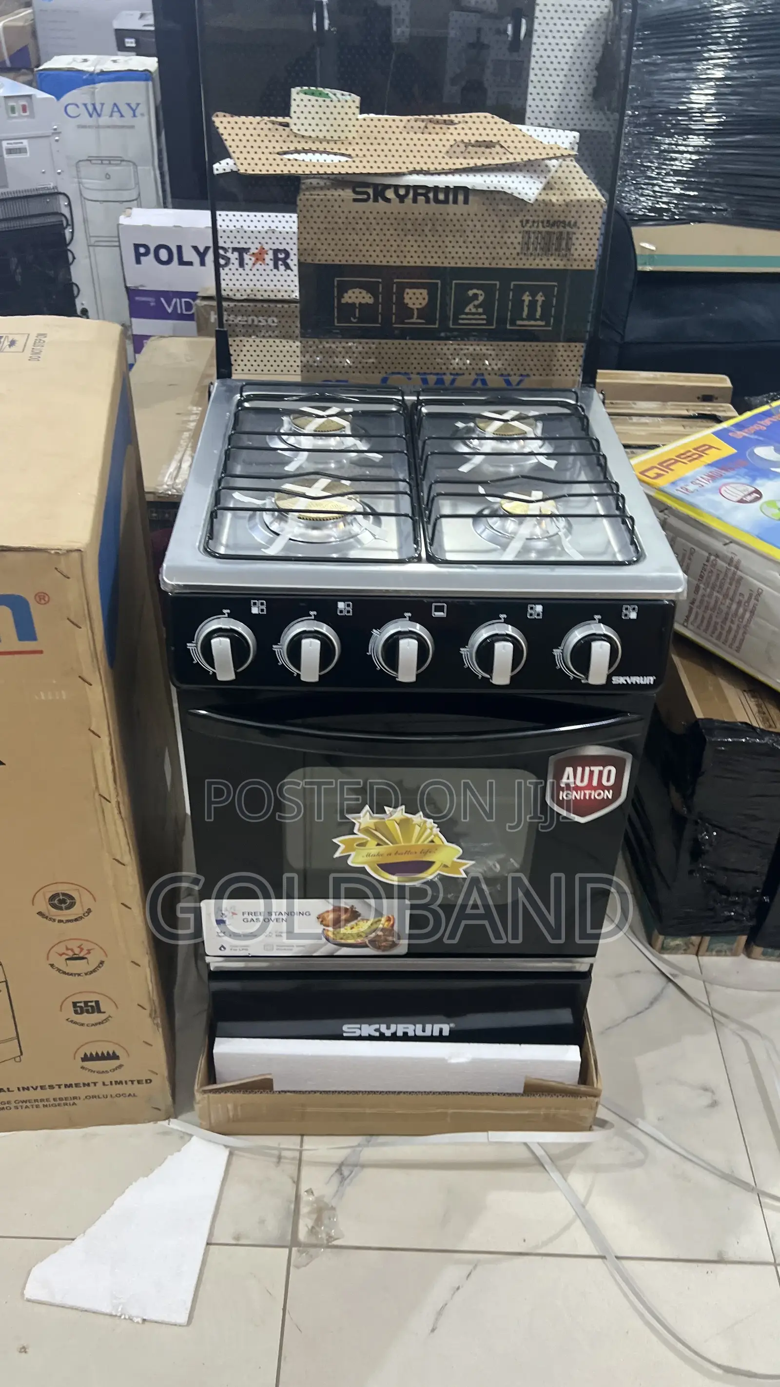Anti -Rust Skyrun 4 Gas Cooker