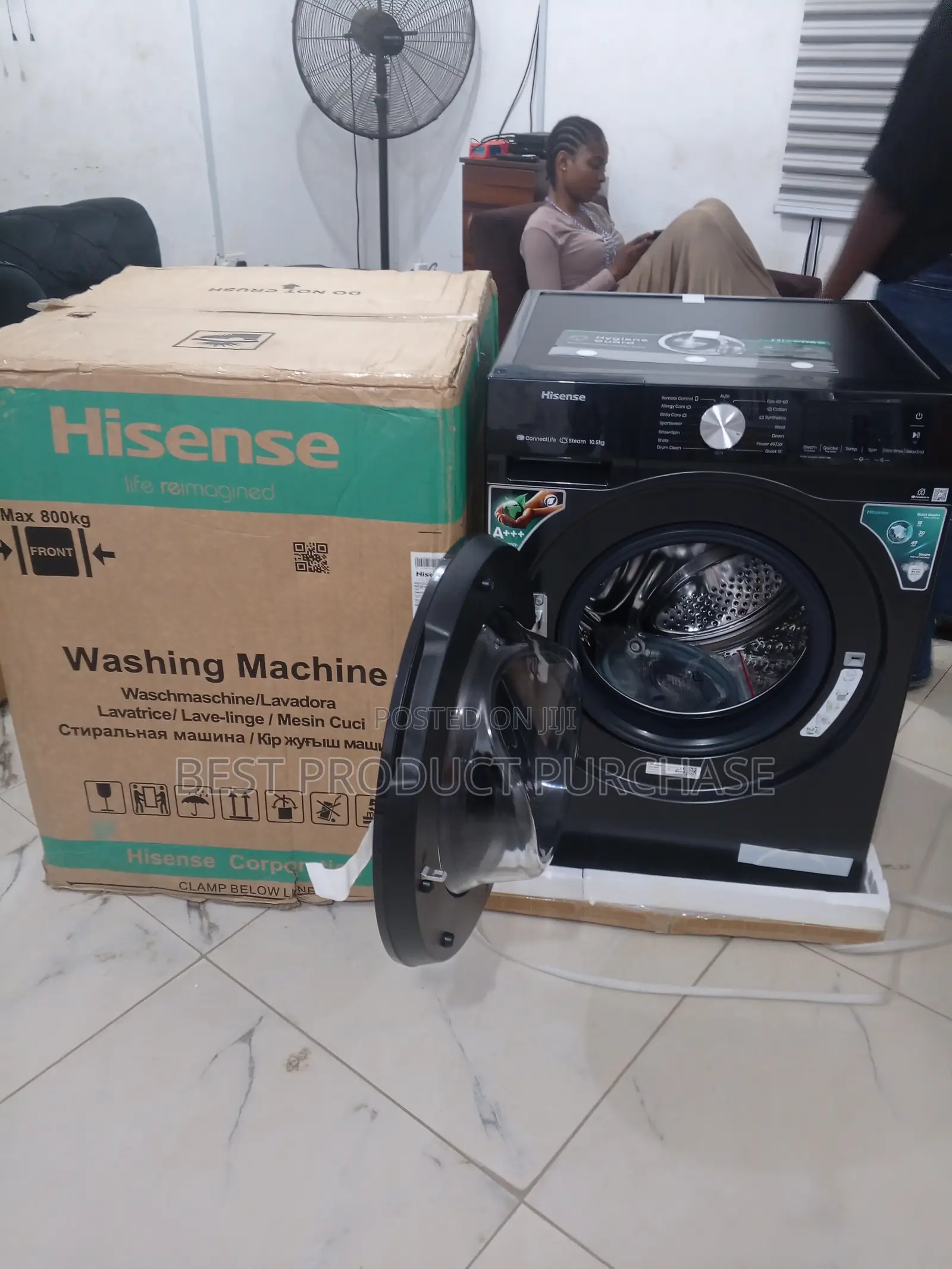 Hisense 10.5kg Wash Machine – Front Access Door