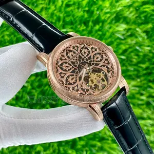 Hanboro Quality Luxury Men Genuine Leather Wristwatch