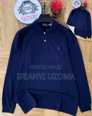 Big Quality Longsleves Polo Tshirt