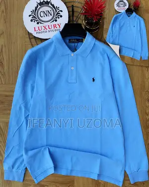 Big Quality Longsleves Polo Tshirt