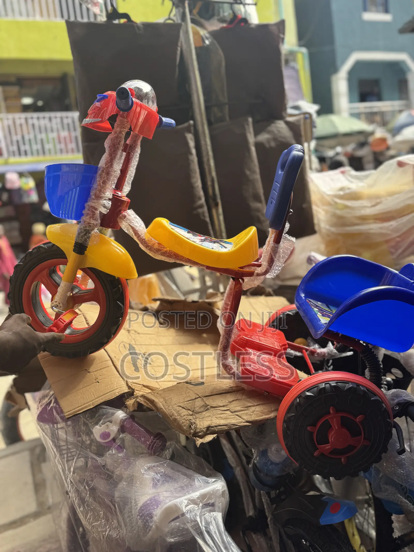 Children Double Seat Tricycle