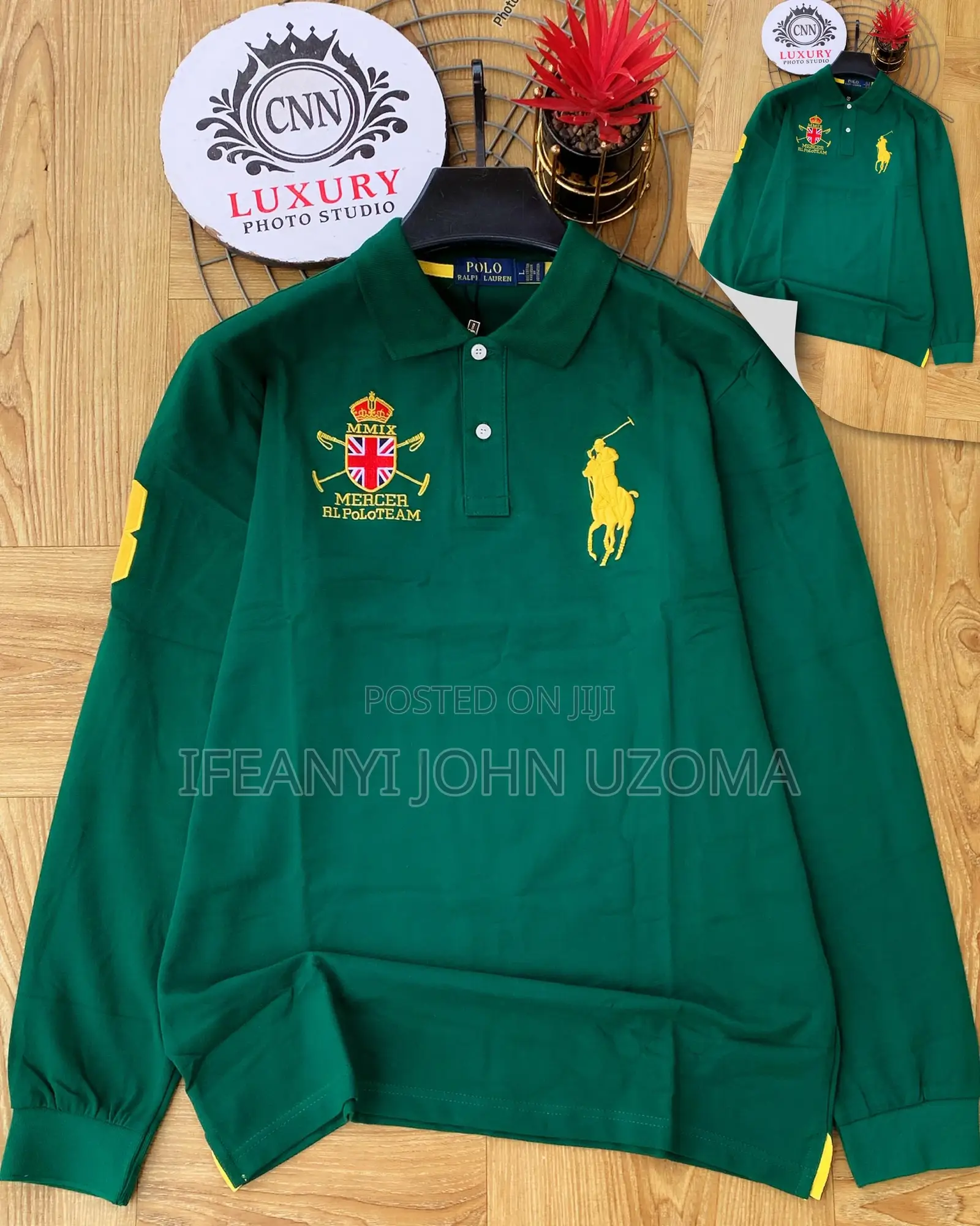 Original Collar Neck Longsleves Tshirt