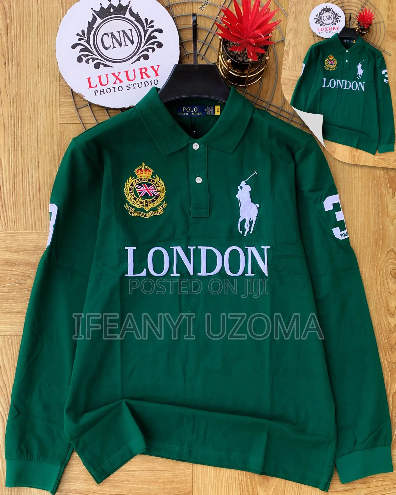 Original Collar Neck Longsleves Tshirt