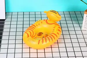 Inflatable Child's Pool Float With a Cartoon Animal Design