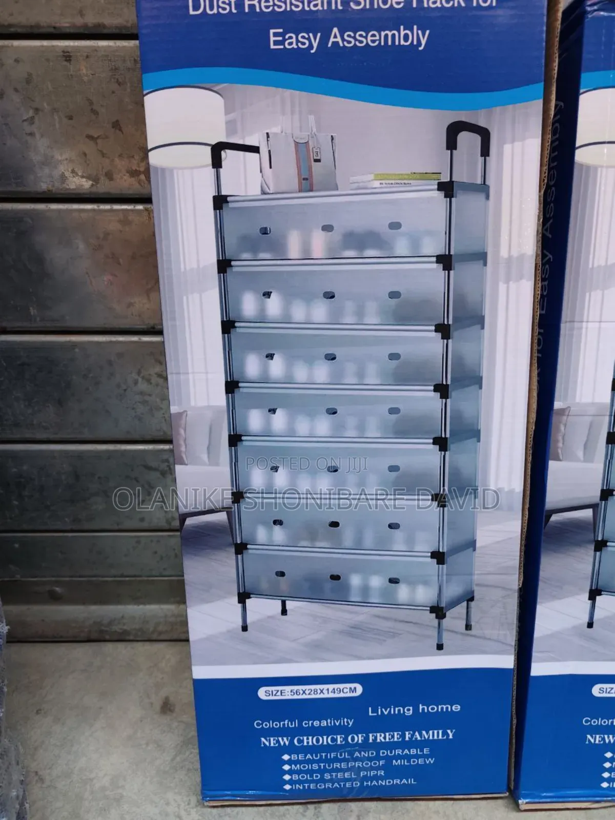 8 Step Cover Proof Shoe Rack