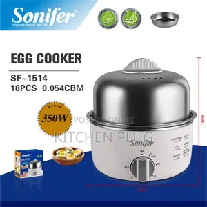 Stainless Steel Steamer Egg Boiler Sonifer Sf-1514