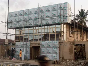 Cladding With Acp Panel , 3d, Plain