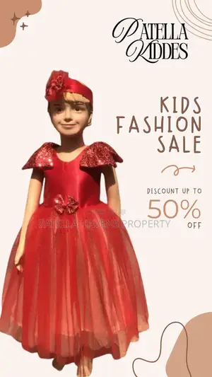 “Christmas Princess Ball Gown for Girls – Limited Edition (₦26,000)”