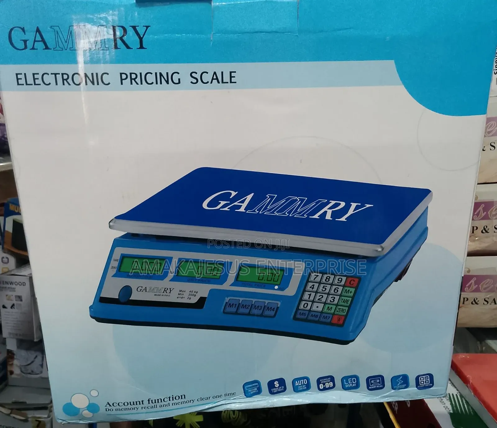 Cammry Digital Weighing Scale 40kg