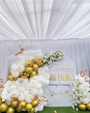 Ballon Garland Naming Ceremony Event Decor