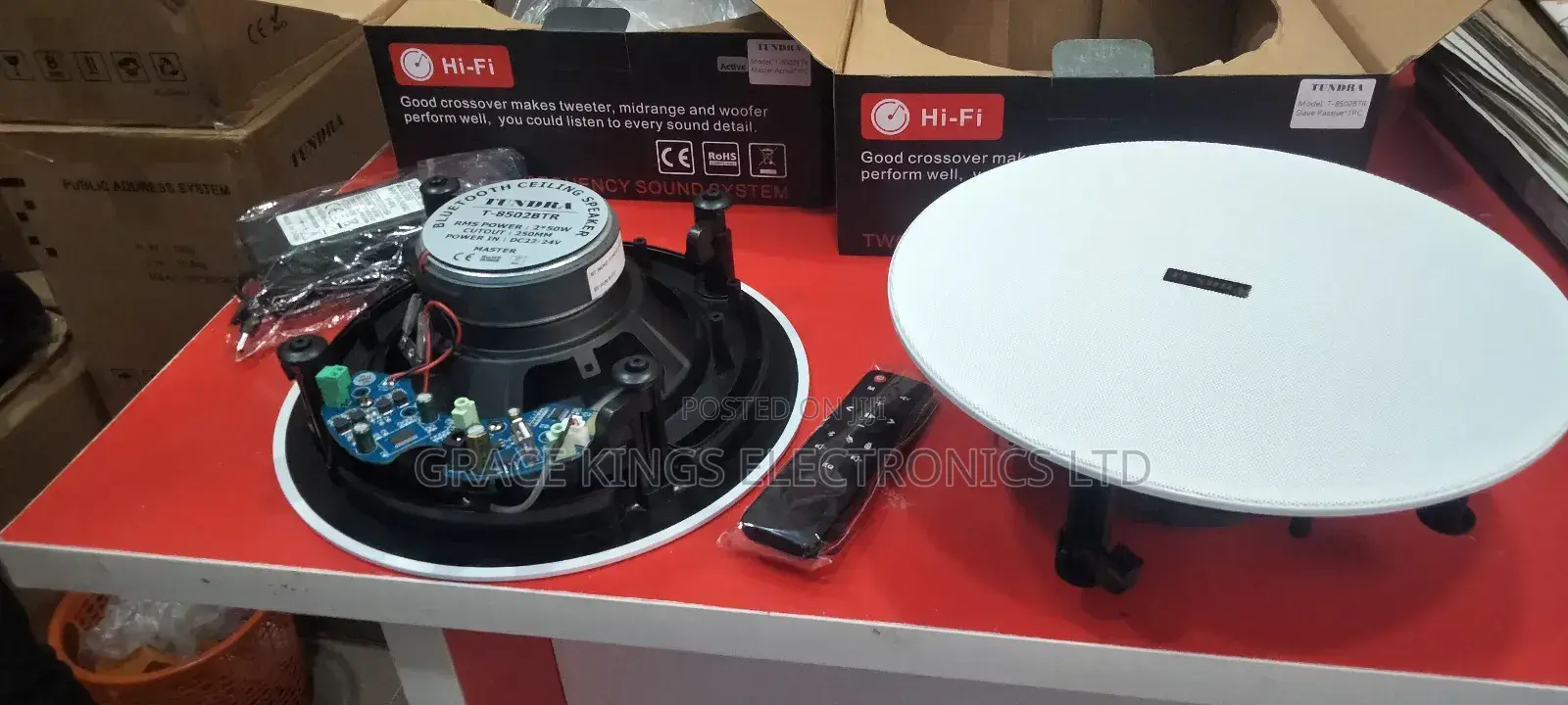 Active 8"Inches Bluetooth Ceiling Speaker