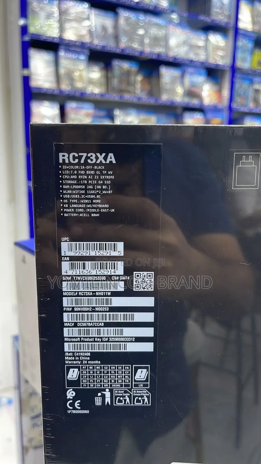 Asus Rog Xbox Ally 7” 120hz Gaming Handheld 16gb/1tb