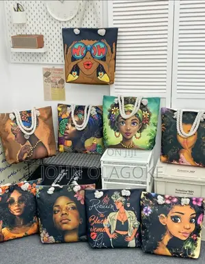 Quality Face Print Tote Bags